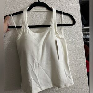 White halter top